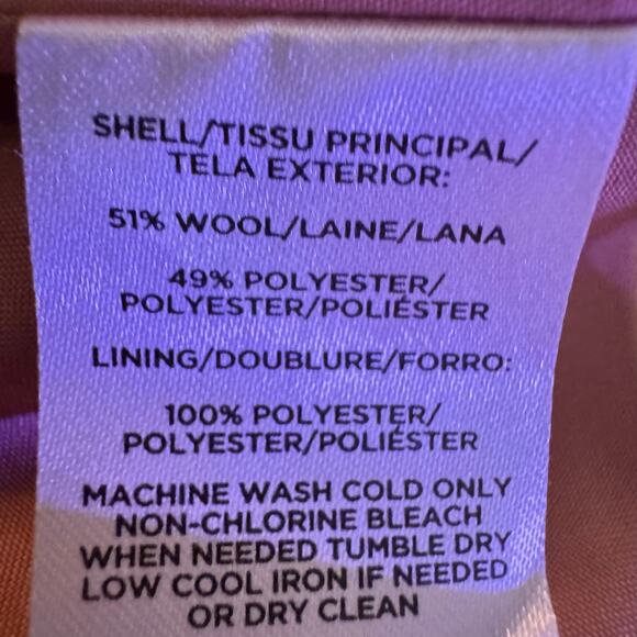 The Loft Salmon Wool Blazer Sz 0P NWT GORGEOUS!! - Picture 6 of 6